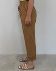 Haveone - Pantalone leggero cammello