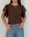 SusyMix - T-shirt con balzine moro