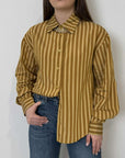 Haveone - Camicia over riga giallo/marrone