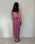 Tensione In - Gonna pareo lunga zebre rosa