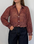 SusyMix - Camicia animalier vino