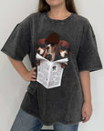 Civico23 - T-shirt over con cagnolini