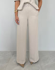 Tensione In - Completo fluido con giacca slim panna