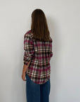 PRE-ORDINE 31/08: Civico23 - Camicia in flanella con spille vino