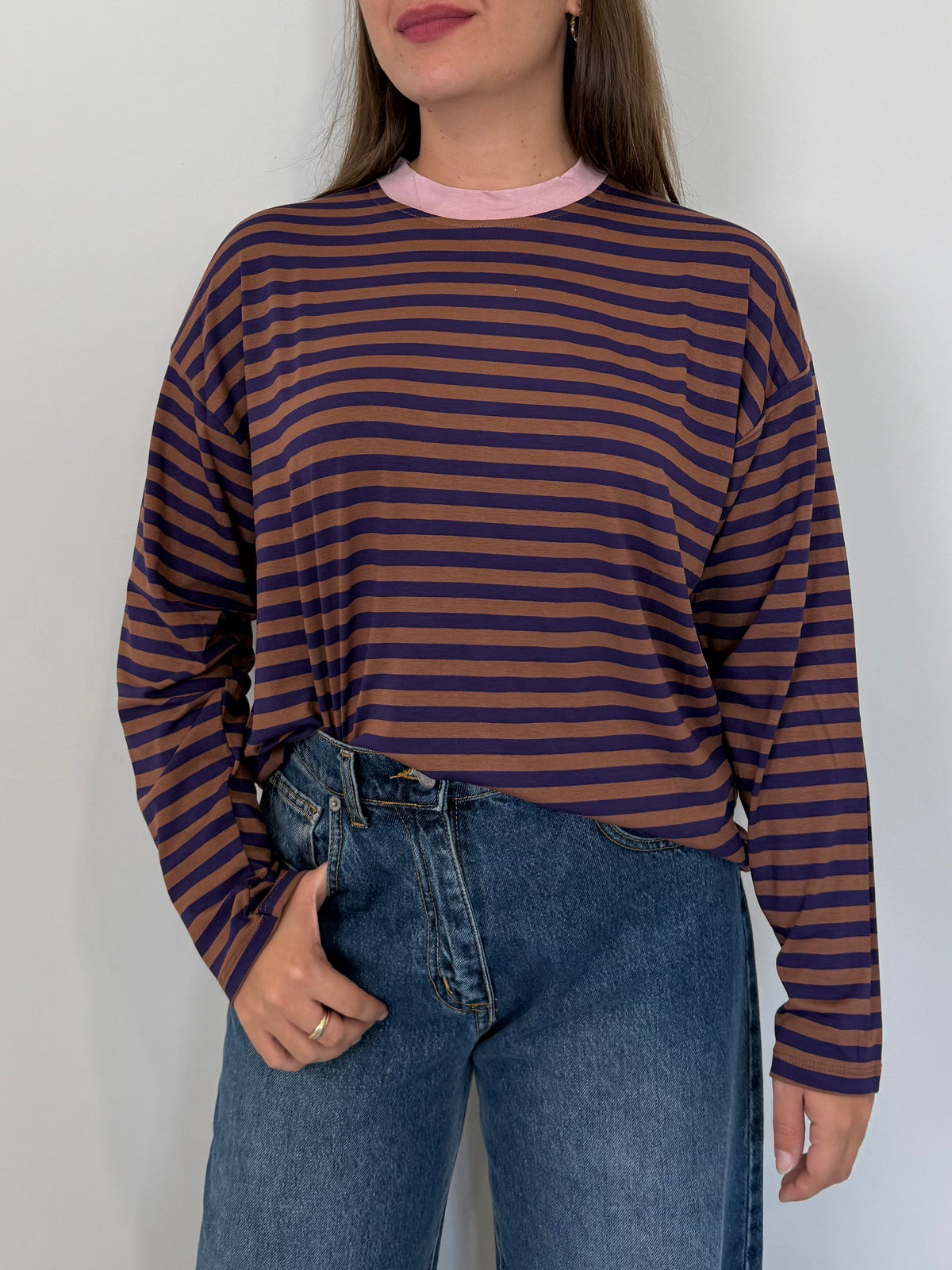 Haveone - Maglia scatola viola