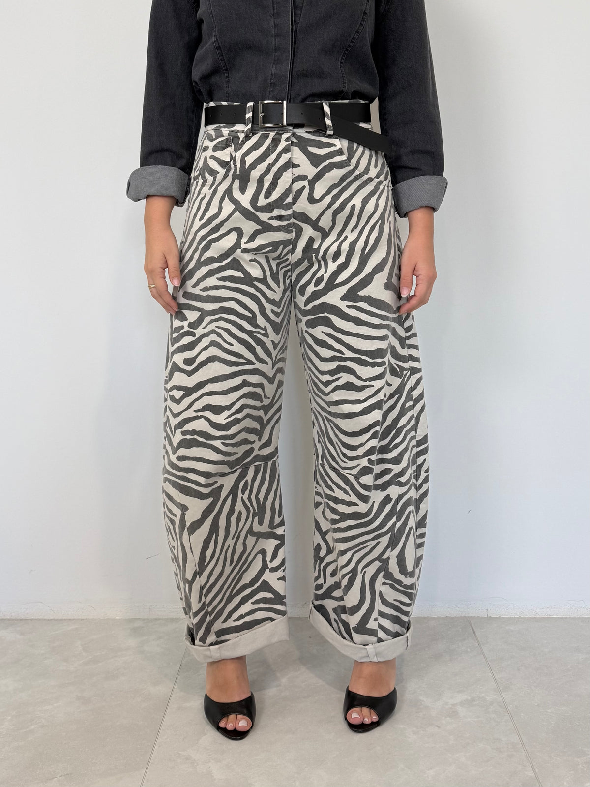 SusyMix - Pantalone ovetto zebrato