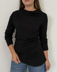 Tensione In - Maglia asimmetrica nera