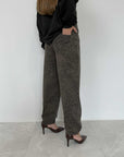 SusyMix - Jeans ballon maculato grigio