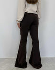 Haveone - Pantalone in punto milano moro