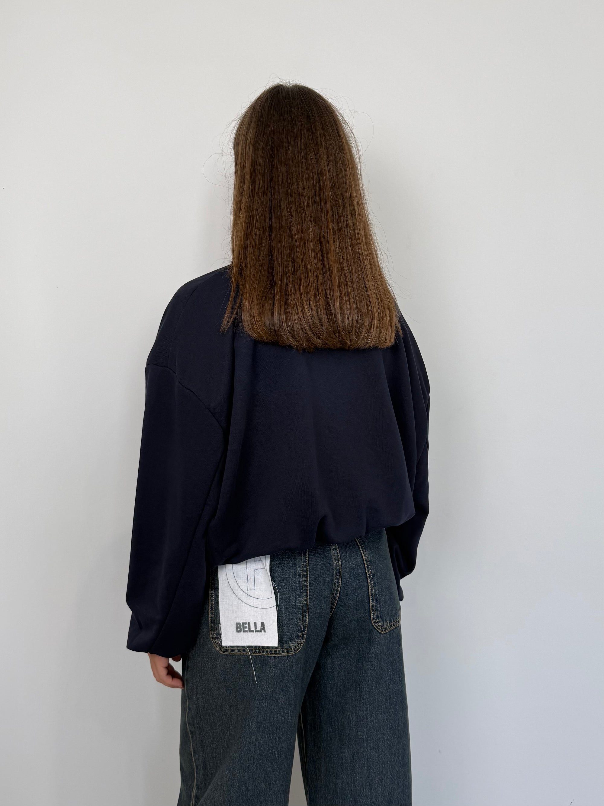 Haveone - Felpa con stampa blu
