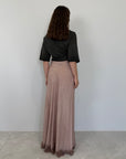 Haveone - Gonna lingerie rosa antico