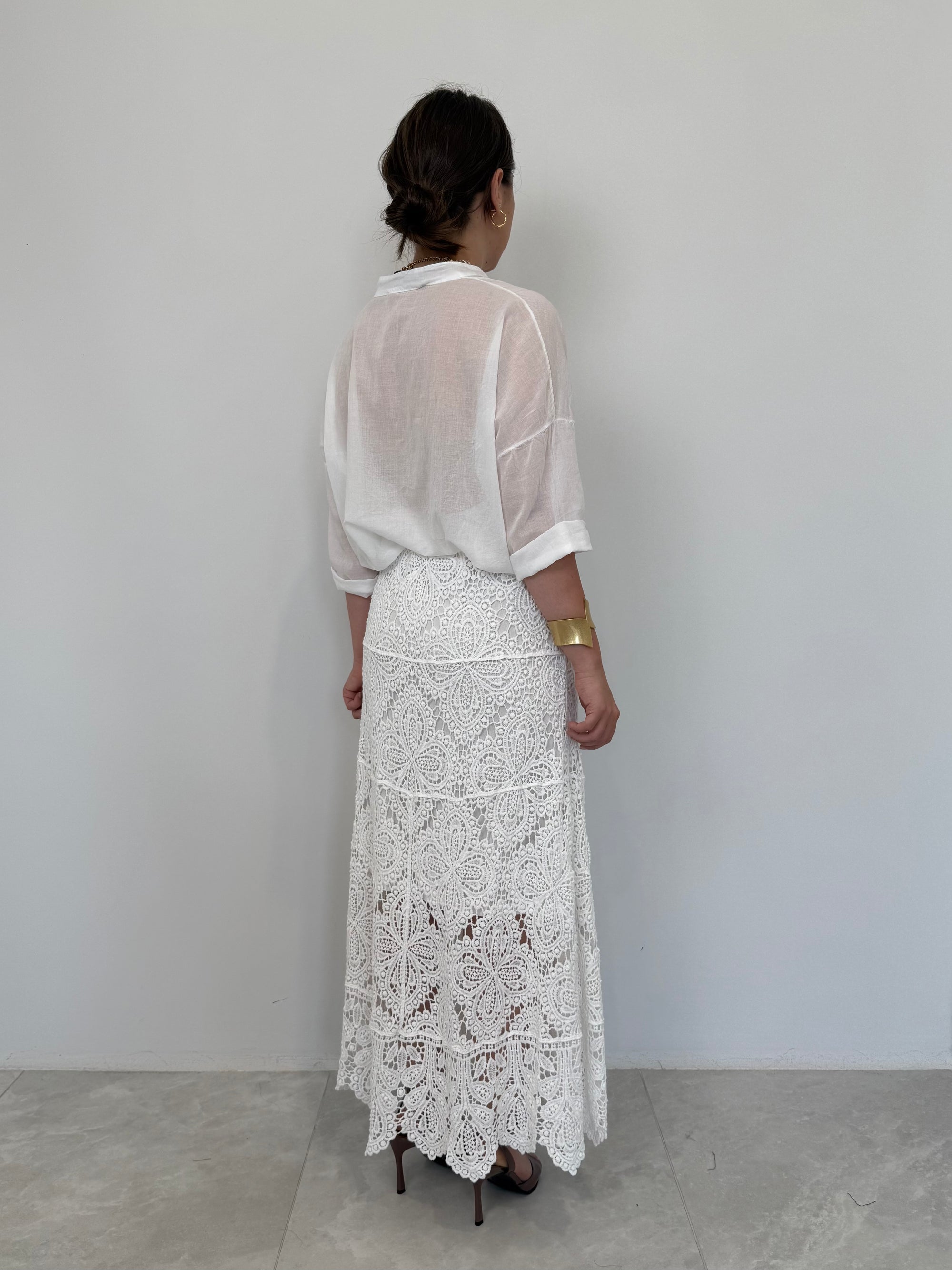 Haveone - Gonna crochet bianca