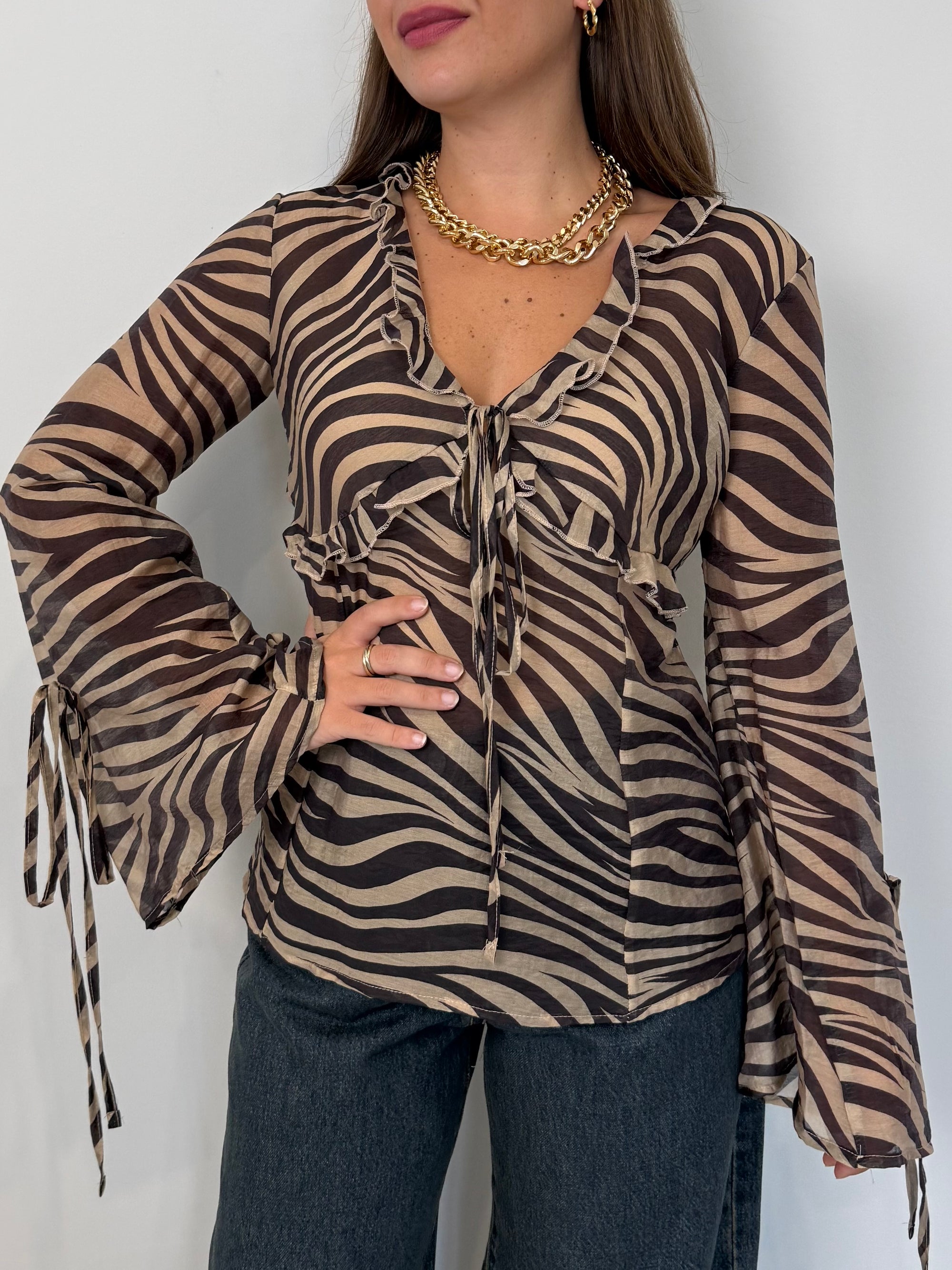 Tensione In - Camicia zebrata