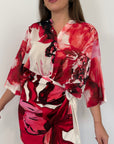 Tensione - Camicia orchidea corallo