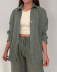 Civico23 - Completo in lino militare