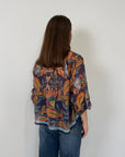 Haveone - Camicia ghepardo blu
