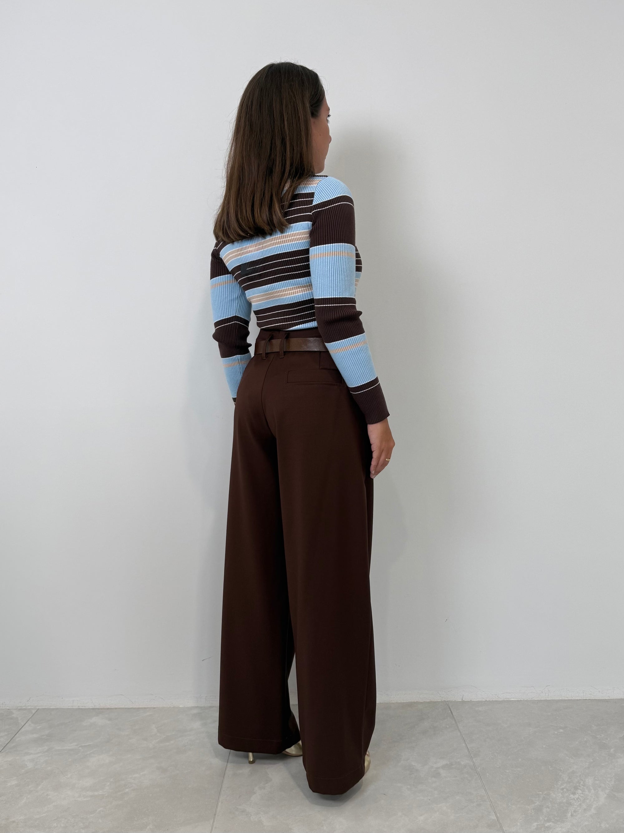 Dixie - Pantalone palazzo con cintura