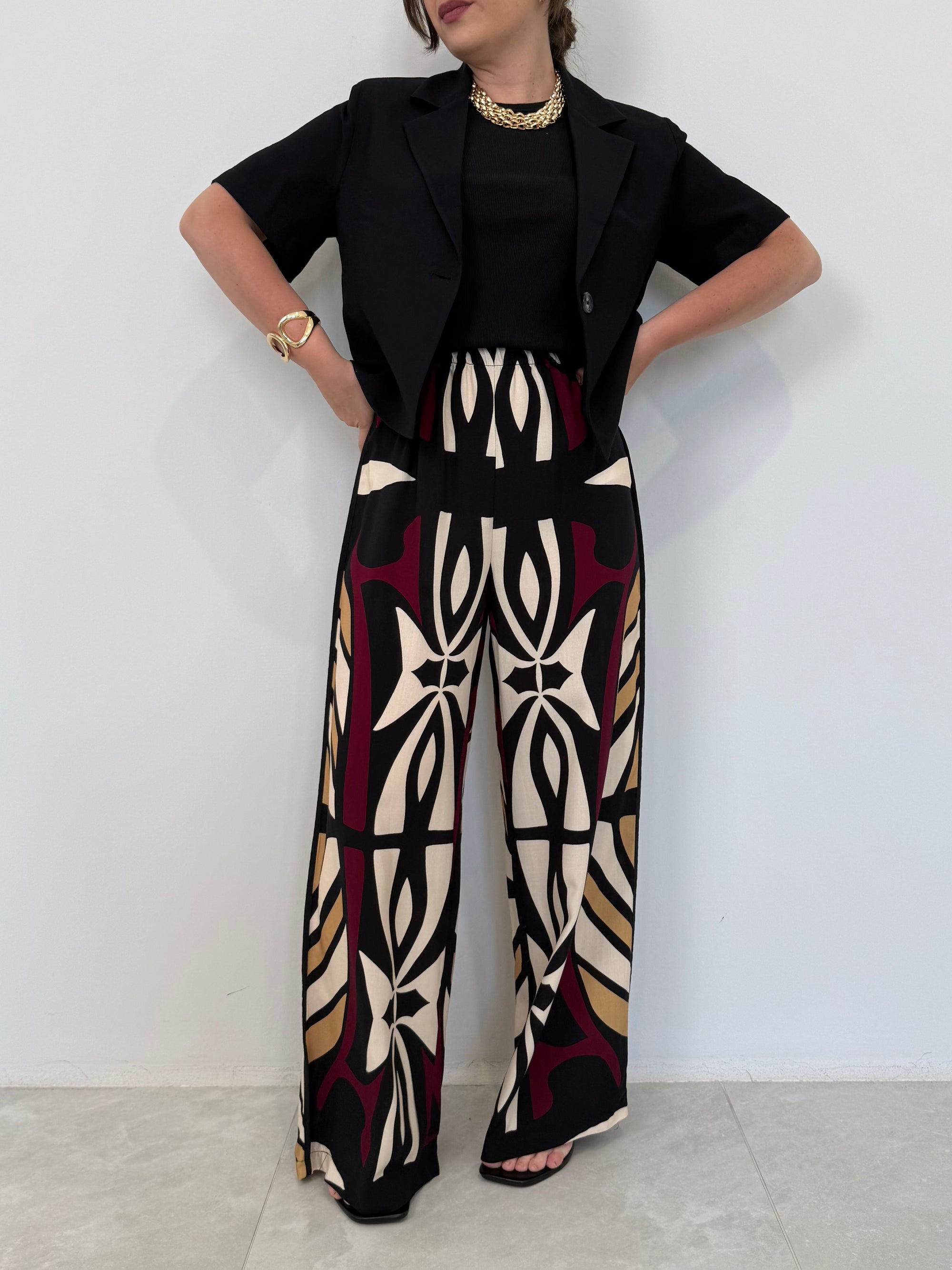 Haveone - Pantalone fantasia etnica india