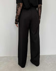 SusyMix - Pantalone palazzo nero