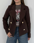 SusyMix - Cappottino con bottoni moro