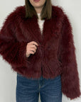 Haveone - Ecopelliccia bordeaux