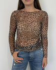 SusyMix - Maglia in tulle maculata