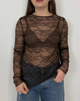 Civico23 - Maglia in pizzo moro