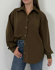 Tensione In - Camicia over verde