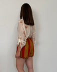 Haveone - Short rigato india con trinetta