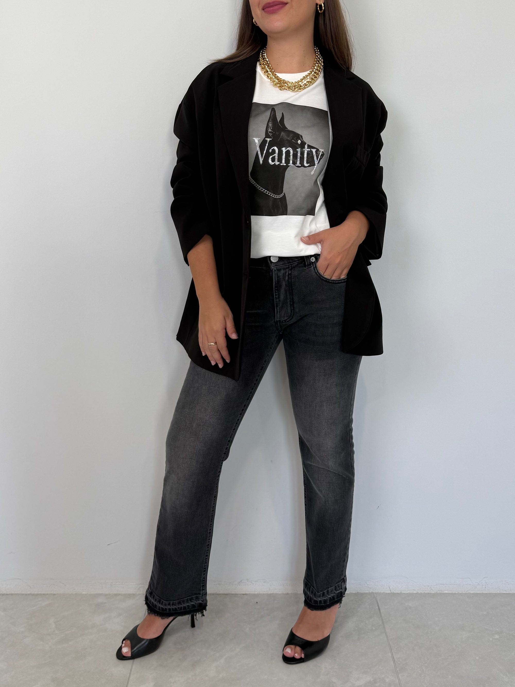 Haveone - Jeans Mike sigaretta nero