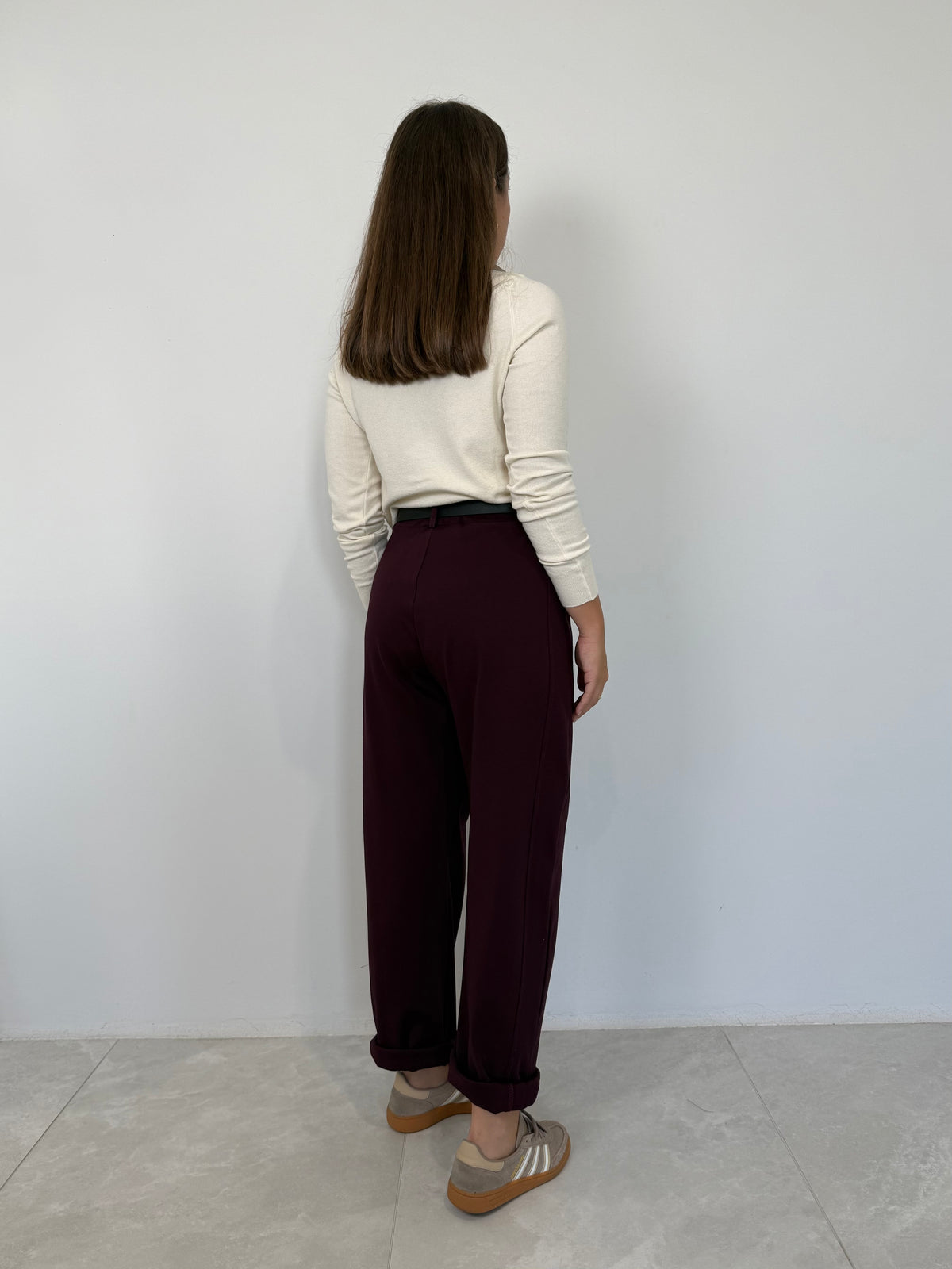 SusyMix - Pantalone punto Milano stellina vino