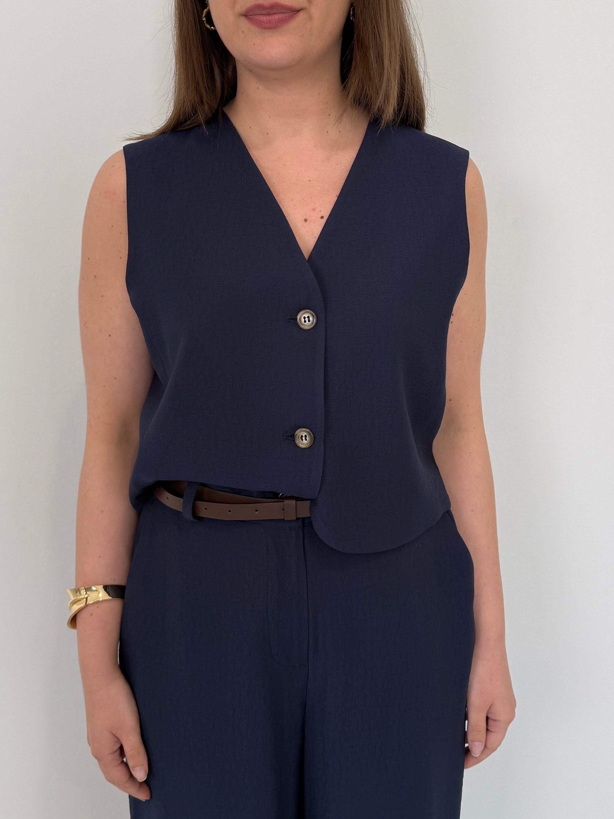 Haveone - Gilet easy blu