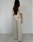 Tensione In - Completo fluido con giacca slim panna