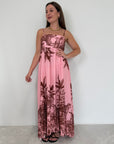 Tensione In - Abito jungle rosa moro