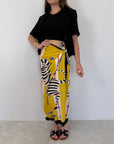 Haveone - Gonna pareo lunga con zebre gialle