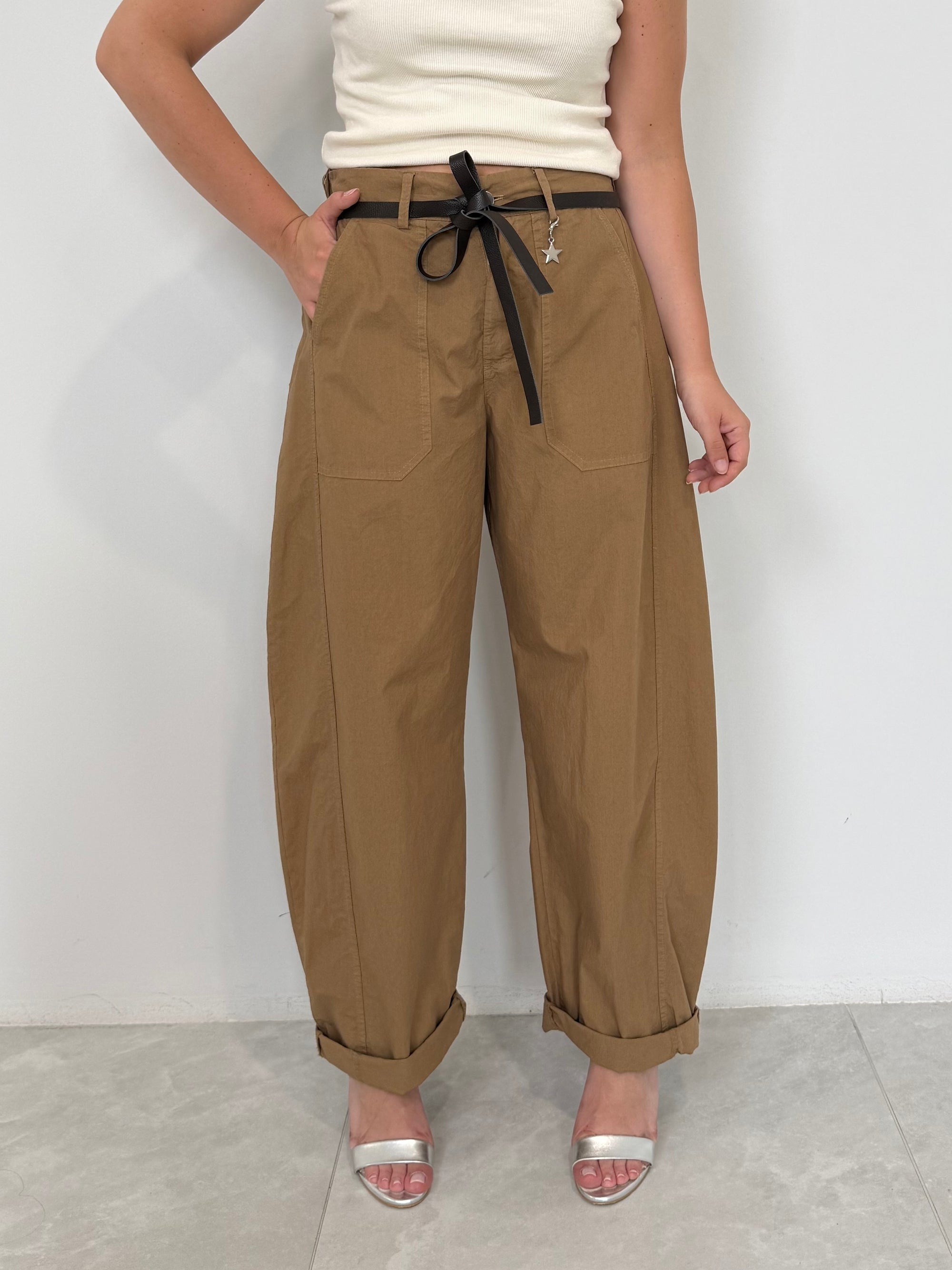 SusyMix - Pantalone con stellina LT sabbia