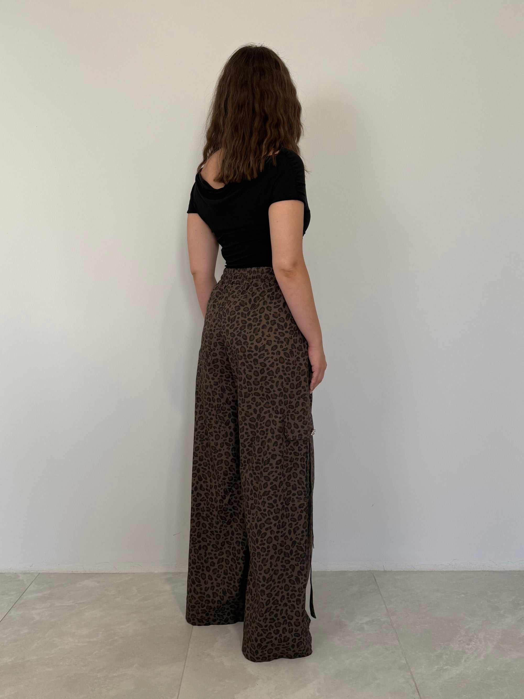 Tensione In - Pantalone cargo animalier