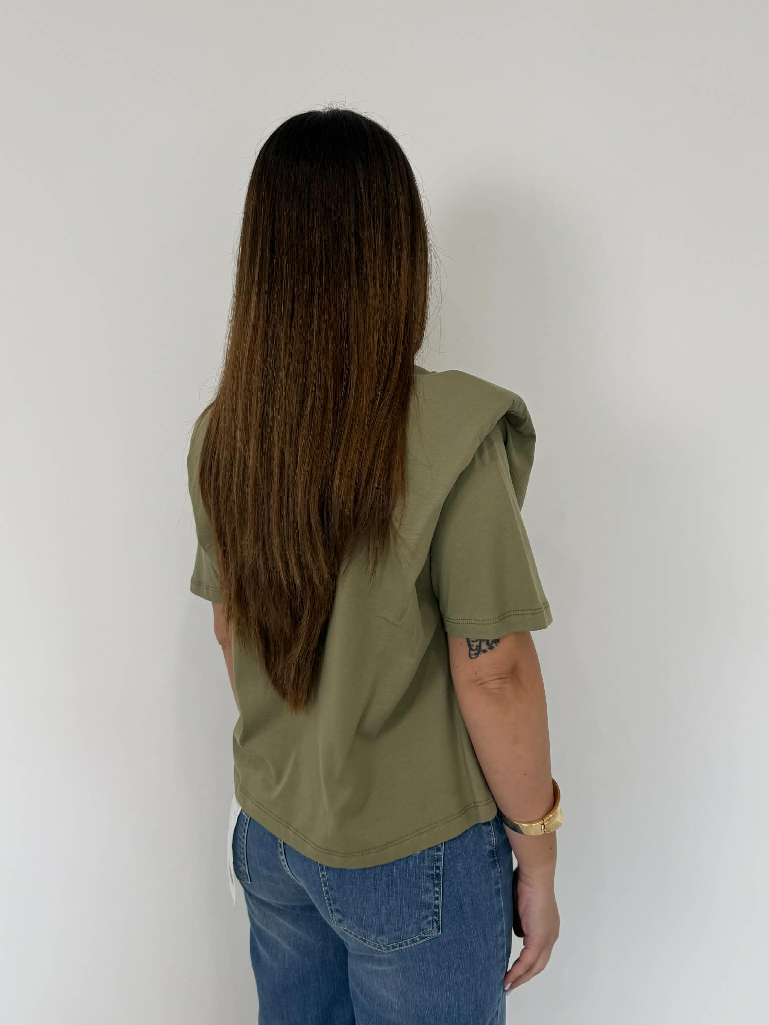 Dixie - Maglia con spalline verde