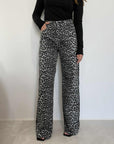Civico23 - Jeans animalier nero