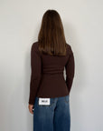 SusyMix - Maglia con cutout moro