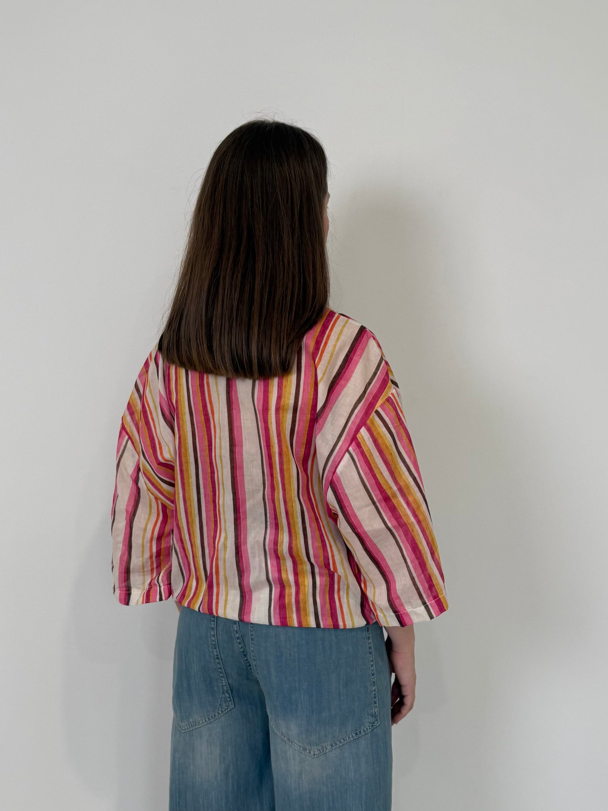 Tensione - Camicia millerighe multicolor