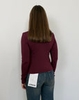 SusyMix - Maglia con spalline vino