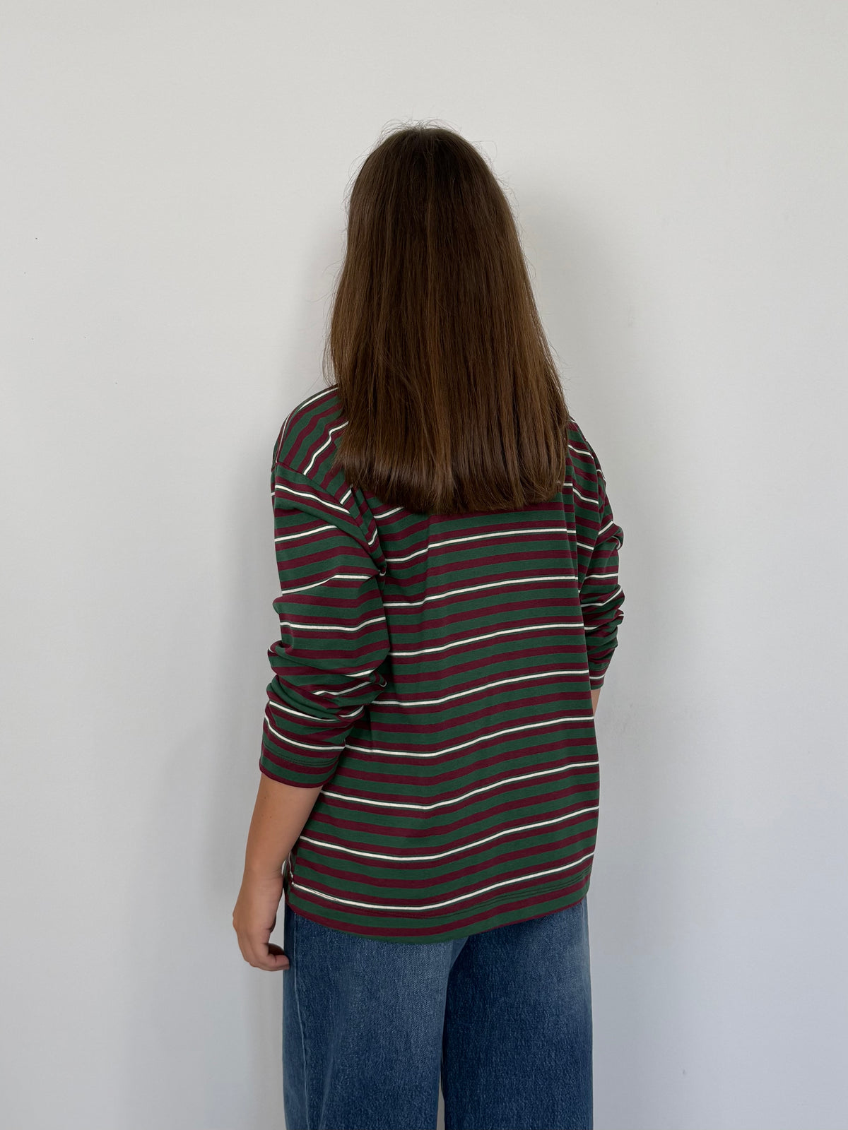 Haveone - Polo righe verde