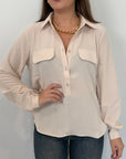 SusyMix - Camicia doppia tasca burro