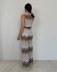 Tensione In - Tuta zigzag azzurra