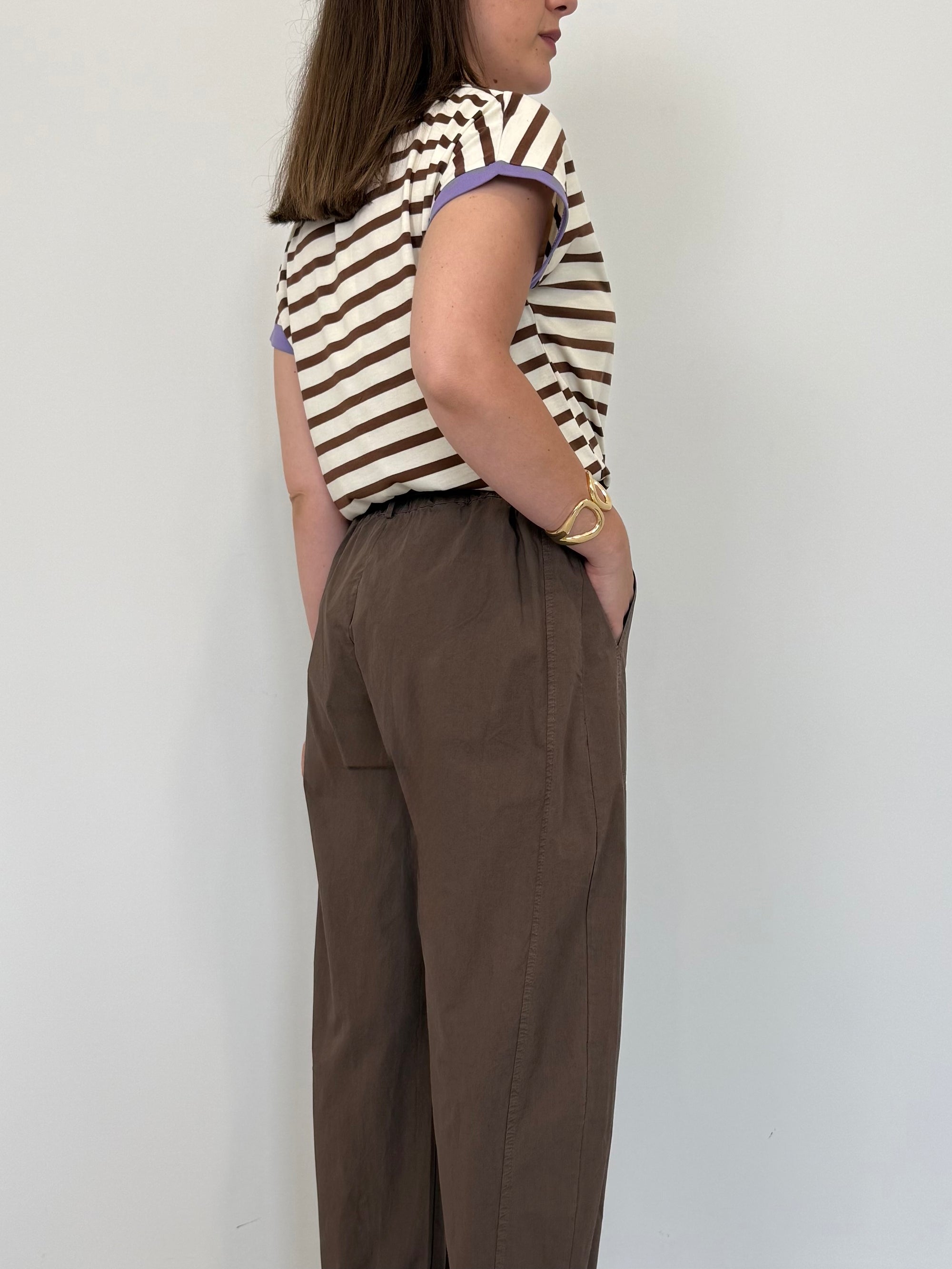 SusyMix - Pantalone con stellina LT moro