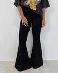 Haveone - Pantalone in punto milano nero