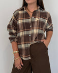 Haveone - Camicia check moro