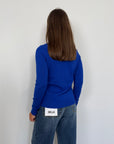 Haveone - Maglioncino basic girocollo blu
