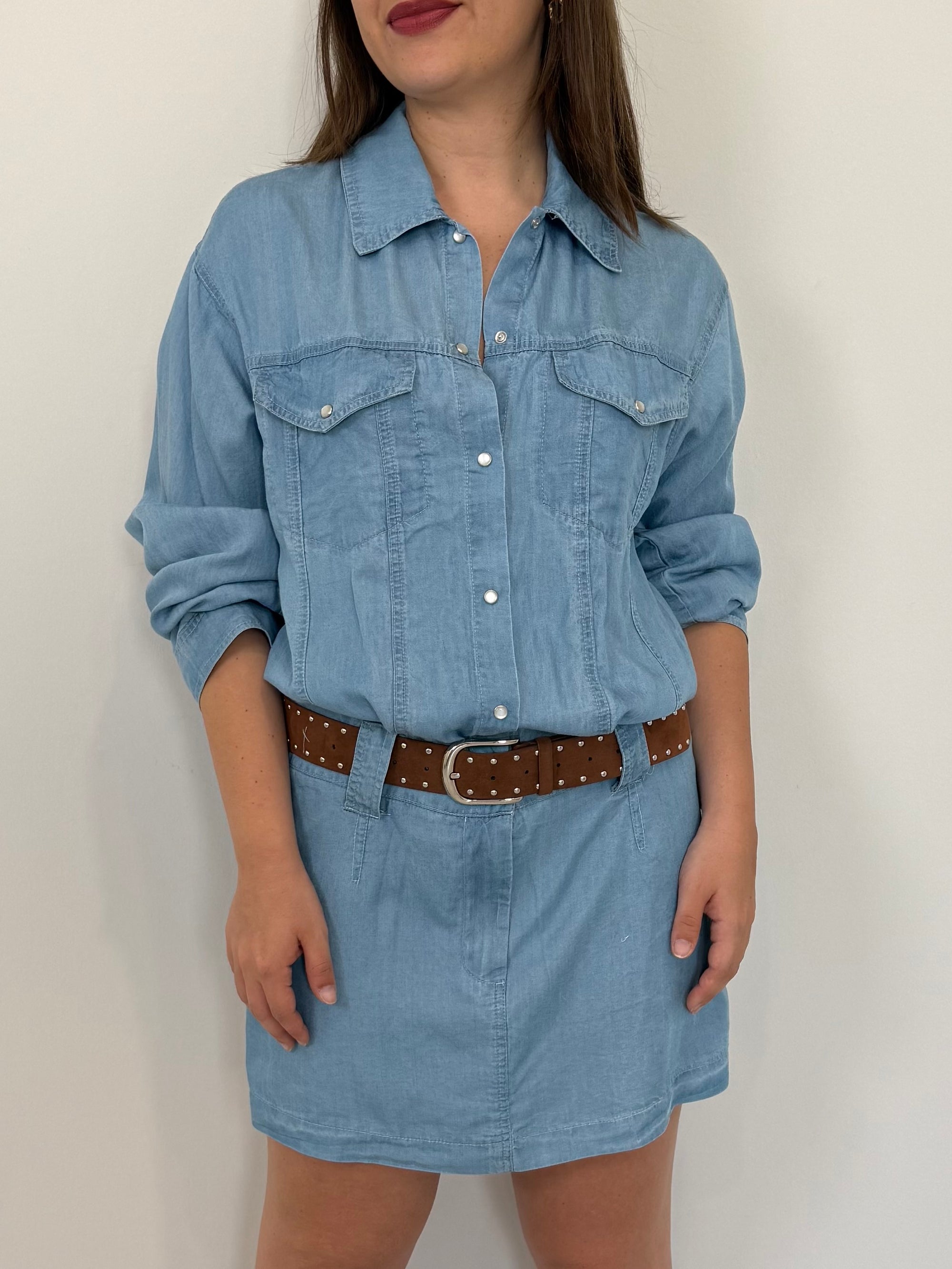 Haveone - Abito in chambray